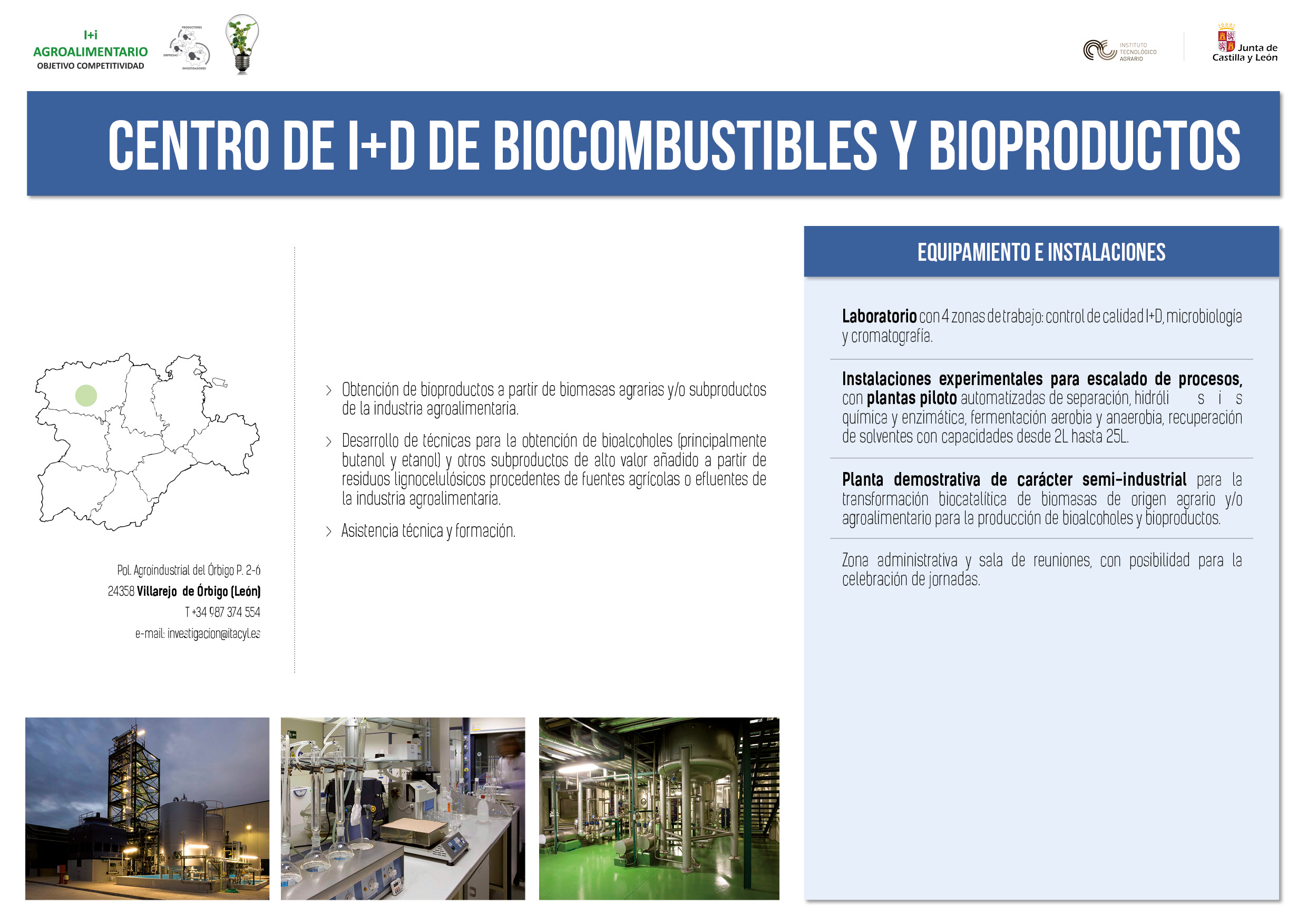 CENTRO DE I+D DE BIOCOMBUSTIBLES Y BIOPRODUCTOS